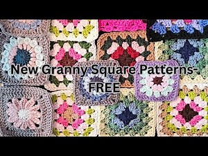 25 NEW Granny Square Patterns (FREE) You Can Download and Print