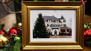 USA TODAY's Francesca Chambers tours the VP residence Christmas decorations