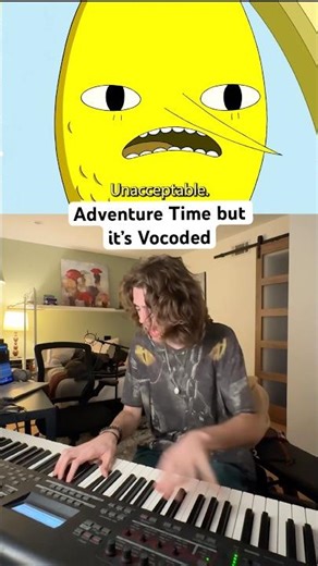Adventure Time but it’s Vocoded #adventuretime #lemongrab #jakethedog #piano #vocoder