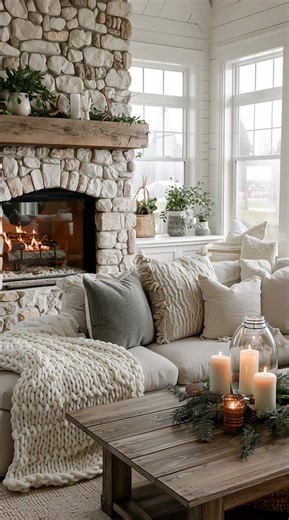 🕯️ Candles and pine greenery on the table make it look like I have my life together when really I just didn’t feel like dusting | Prime Real Estate Inc.