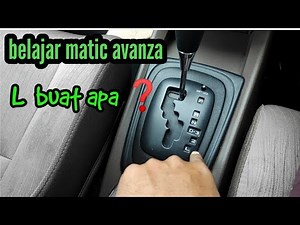 How to drive an automatic Avanza, direct test drive.