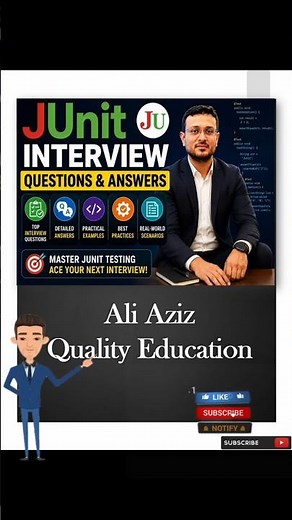 JUnit Interview Questions and Answers 🧪 | Java Testing Interview Tips