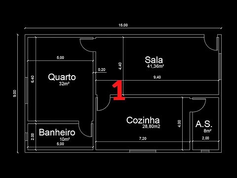 AutoCAD #01 - How to Make a Floor Plan for an Apartment - Part 1/2