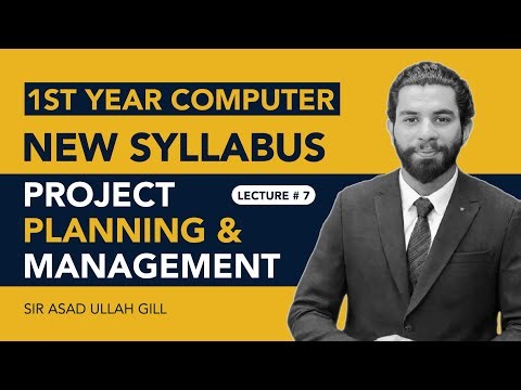 Project Planning and Management | 1st year Computer Science | Chapter 1 - Lecture 7 11 class | ICS