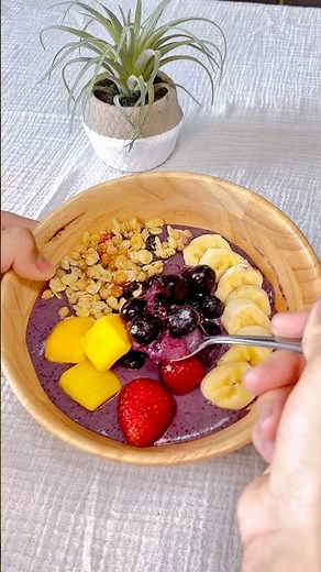 【アサイーボウルの作り方】♯デザートレシピ♯料理♯アサイーボウル♯ Dessert recipe