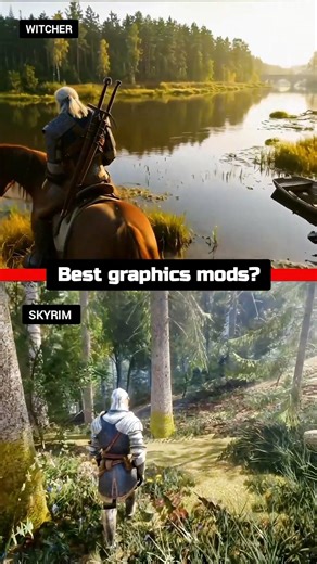 You can only pick one…Witcher 3 or Skyrim? Best graphics mods? #gaming
