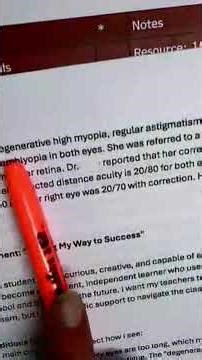 Vision Statement Example #visualimpairment #teachers #education