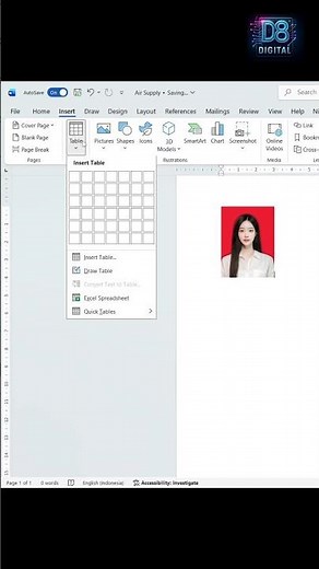 CHANGE A 4X6 PHOTO INTO A 3X4 PHOTO in MS Word #tutorial #photo #microsoftword