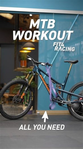 Fit4Racing - MTB Fitness Program on Instagram: "Workout for MTB - a band is all you need 🔥 Training for any sport doesn’t always have to involve fancy equipment, so there’s no need to stop progress if you can’t afford much or you’re travelling. Bands are a brilliant way to add load in ways other equipment can’t. So even if you are able to access other equipment consider this workout. The split leg position helps build resilience and endurance in the position you’ll hold on long descents. Twinne