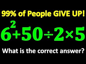 Very Tricky Math Challenge That 99% GIVE UP! Can YOU Solve It? 🧠🔥