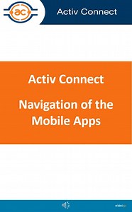 Navigating Activ Connect's mobile app