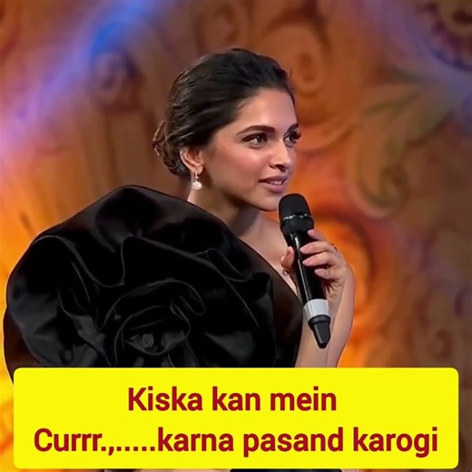 Podcast 🔥 Dipika Padukone at Coffy with karan johar.🔥🔥is taking about.....kan mein currrrr❣️❣️❣️💯💯💯