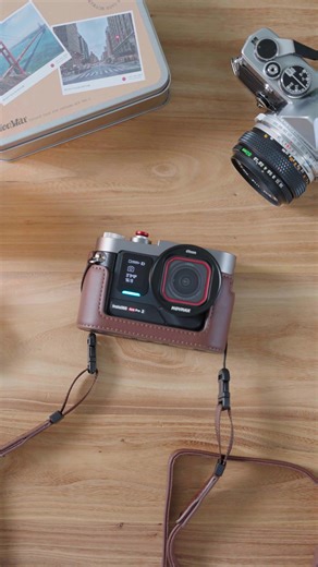 Turning my Insta360 Ace Pro 2 into a mini vintage camera 🎞️✨ This cage completely changed the vibe. Didn’t expect it to look this good. #vintagecamera #cameragear #retroaesthetic #contentcreator #filmmaking