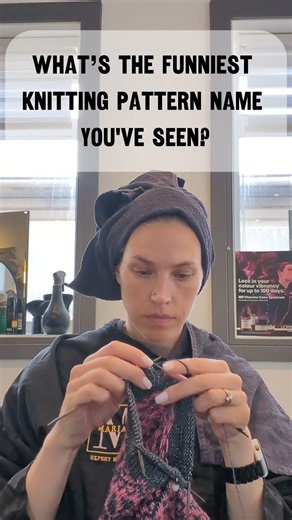 What's the funniest knitting pattern name you've seen?