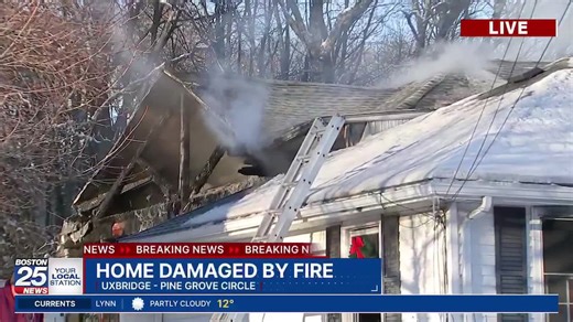Fire rips through home in Uxbridge