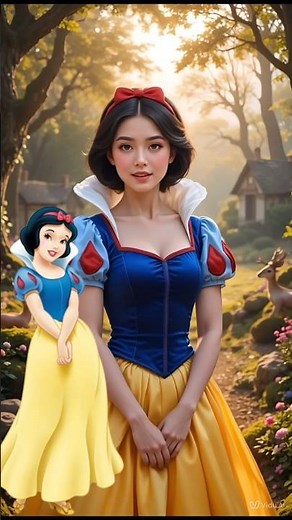 Disney Princesses in Real Life: Stunning AI Transformations! #shorts