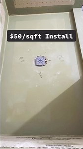1.6M views · 10K reactions | BIG MONEY you can charge really good money for installing large format tile on the shower floor! #construction #realestate #homeimprovement #work #tutorial #diy #tile | Misha Panchishak | Facebook