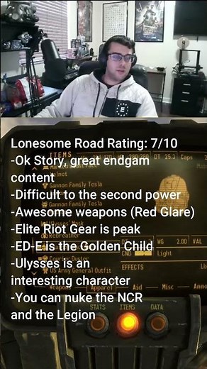 Lonesome Road Review #fallout #falloutnewvegas #newvegas