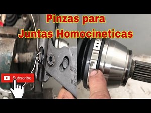 Install CV joint clamps