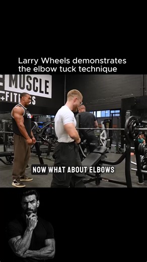 The elbow tuck technique: Tucking your elbows when bench pressing provides more power for a stronger bench, and also reduces strain on the shoulder, preventing injury. A 45 degree angle tuck is ideal. 👍 Follow for more training tips 💪 #gym #fitness #training #educational | Enhanced Eddie