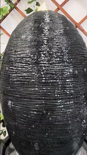 Obsidian Egg Outdoor Indoor Water Feature Australia Melbourne Sydney The Garden of Paradise#fountain