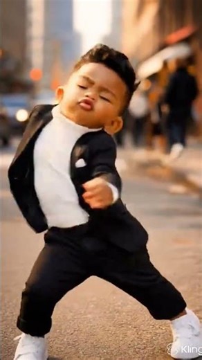 bébé mignon qui danse cool 😄 #viral #ai #fyp