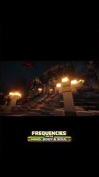 Minecraft Blazing Nights 🔥 Intense Fire Crackling | Immersive ASMR Ambience #minecraftshorts