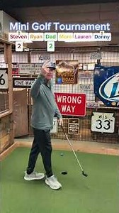 Mini Golf Tournament #3 (Hole 1) #golf #minigolf #viral #sports #puttputt #challenge