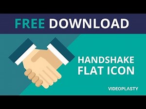 FREE DOWNLOAD: Handshake Flat Icon Animation [MOV & GIF]