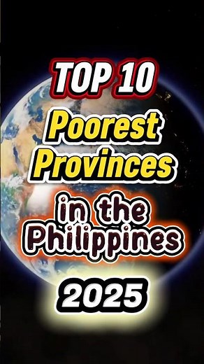 Top 10 Poorest Provinces in the Philippines (2025) 🏙️🇵🇭 #top10 #poor #provinces #philippines #shorts