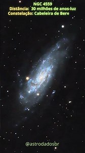 Galáxia NGC 4559 #shorts #galaxia #galaxias #astronomia #universo
