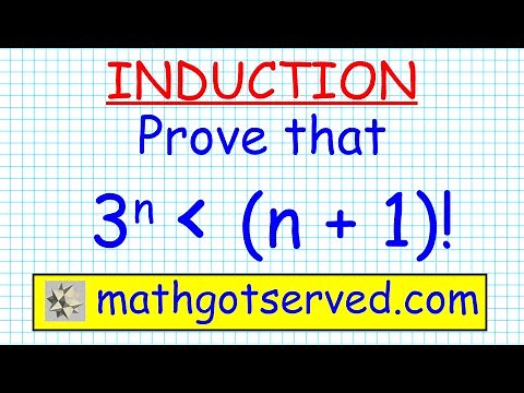 #16 proof prove induction 3^n less than n+1! inequality induccion matematicas mathgotserved
