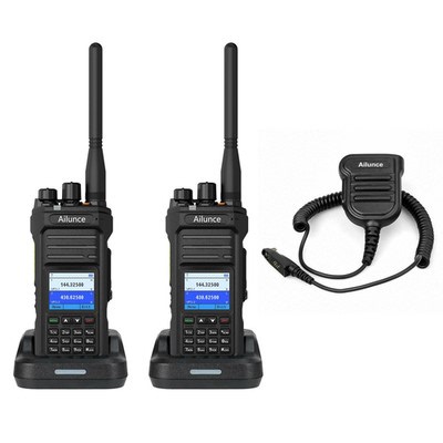 Retevis HA1UV HAM Radio Dual Band Handheld Waterproof Two Way Radio Rugged 2Pack | eBay