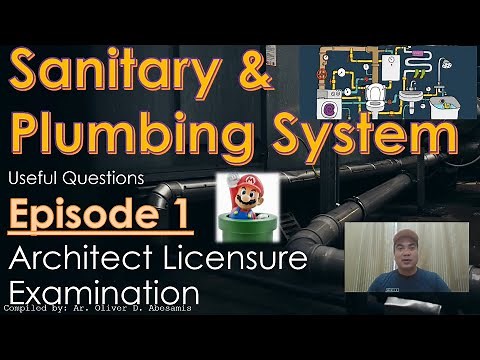 Sanitary & Plumbing System Episode 1 - Architect Licensure Examination ALE Review & Master Plumber