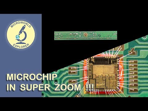 Microchip under the Microscope. NOW in 4K!!! Unseen World in SUPER ZOOM!