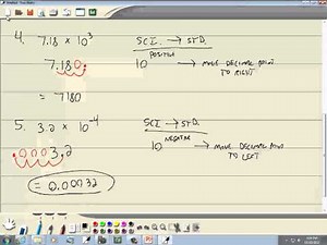 Elementary Algebra: Applying Exponent Rules - Scientific Notation