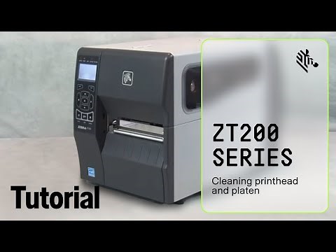 Zebra ZT200 Series How-To Clean Printhead and Platen