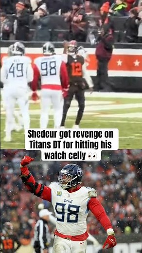 Shedeur hit watch celly in Jeffery Simmons’ face ⌚️ (via smilezlive/TT)