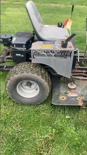 First start on my new to me Dixie Chopper.