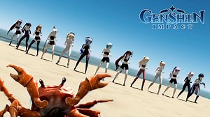 57K views · 3.9K reactions | Do the crab rave! youtube 60 fps HD: https://youtu.be/Kz6SDnYaA48 Oh btw... theres an impostor among them. Music Title: Noisestorm - Crab Rave (ORU Remix) Motion by KerryOZ Models by 蒙德究史尼 and mihoyo Stage by 落幕流影 and mihoyo render by me #GenshinImpact #CrabRave #mihoyo | Aidel Channel | Facebook