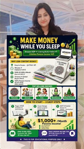 Amazon KDP Passive Income 2026 | Earn Money with Coloring Books | Beginner Guide #business #money