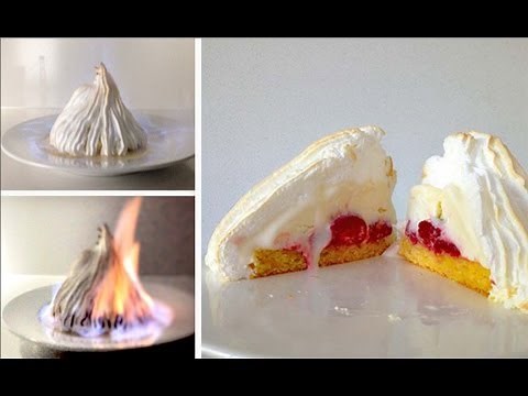 Flambe Bombe Alaska Dessert Recipe HOW TO COOK THAT Baked Alaska Recipe Ann Reardon