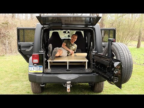 Jeep Wrangler Unlimited Sleeping Platform Walkaround Tour