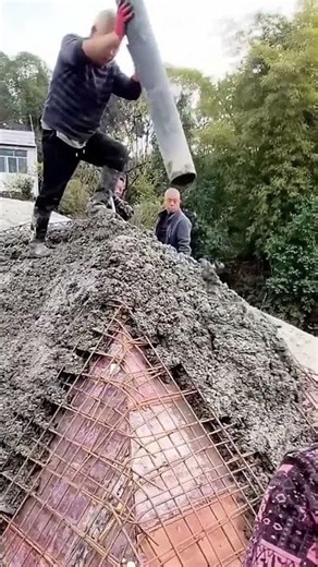 Sloped Roof Concrete Casting | Incredible Construction Process