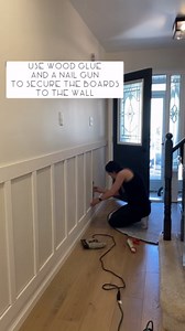 DIY board and batten wall step by step