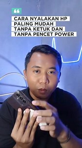 1.1M views · 10K reactions | Cara nyalakan HP paling mudah #fyp #tipsandroid #tutorial #tipsandtricks | Zumar Achmed | Facebook