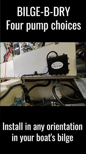 Install BILGE-B-DRY Dry Bilge System easily in any orientation in your bilge!