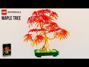 LEGO Botanicals Japanese Maple Tree (10348) | Full Build & Review