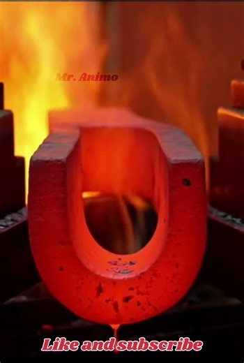 Forged Clamps Kaise Bante Hain? 🔥 Red Hot Forging Process | Heavy Duty Factory #shorts