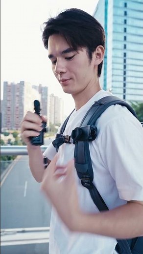 Capture life's thrills hands-free! #Ulanzi CK01 Quick Release Backpack Clip set. #vlogginglife #dji